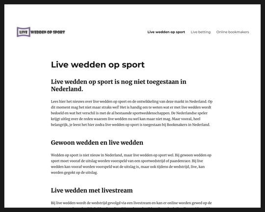 Live Wedden op Sport Logo