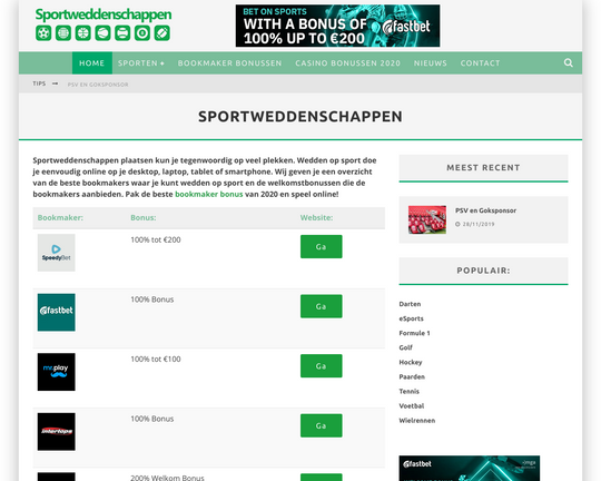 Sportweddenschappen Online Logo